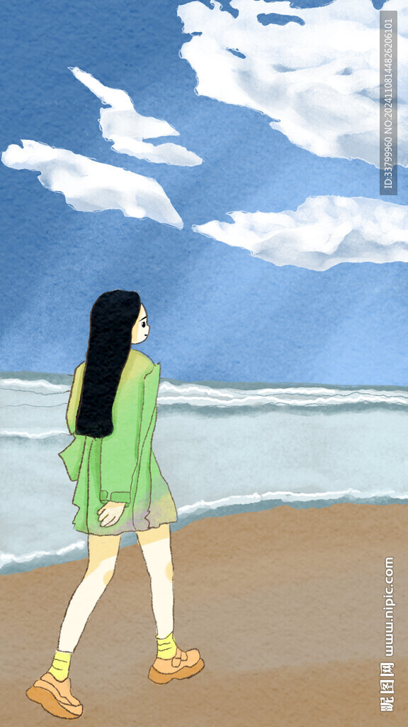 手绘插画壁纸