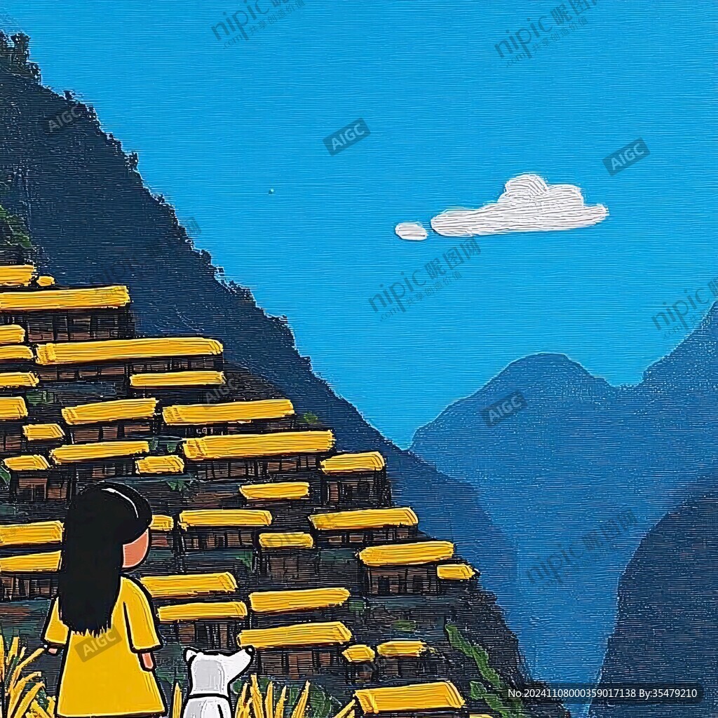 黔东南插画黔东南旅游