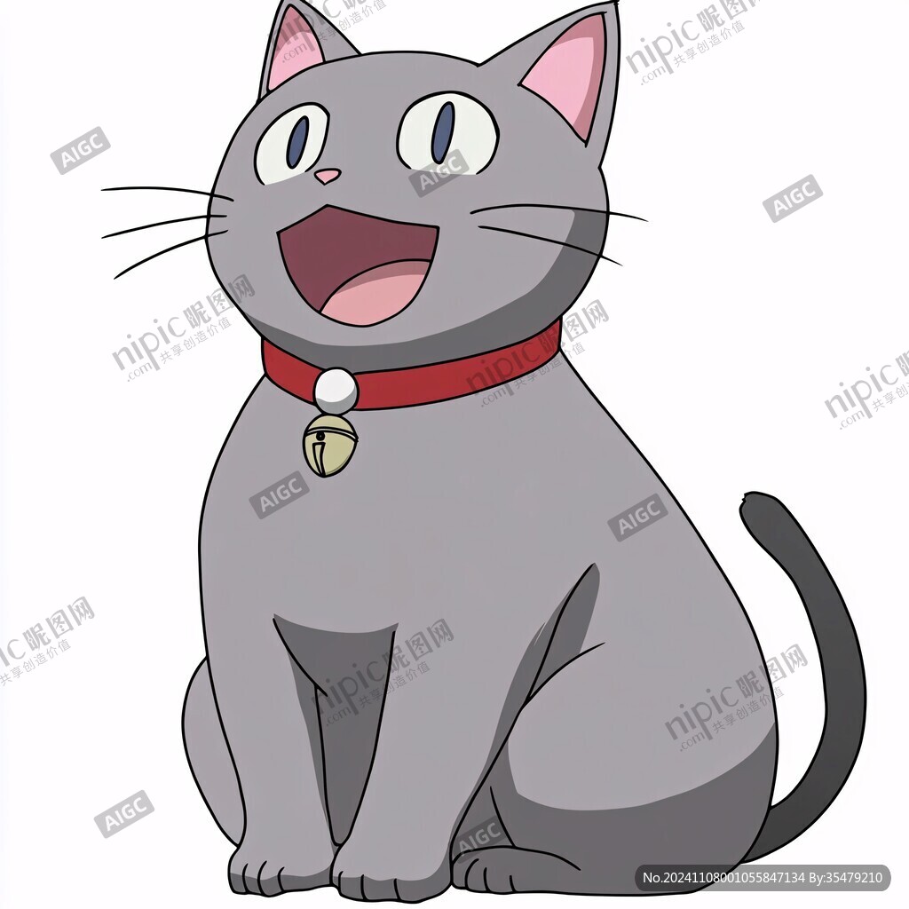 拟人卡通猫素材