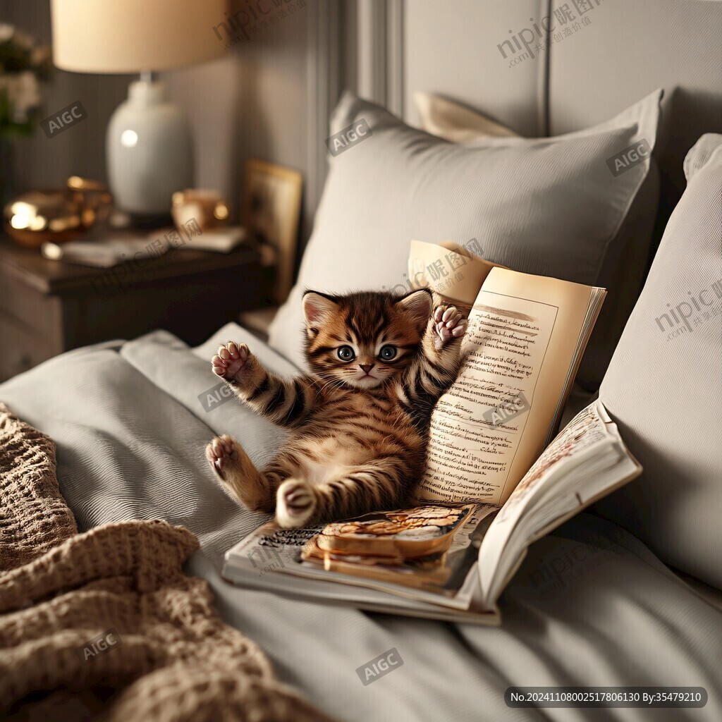 猫咪读书
