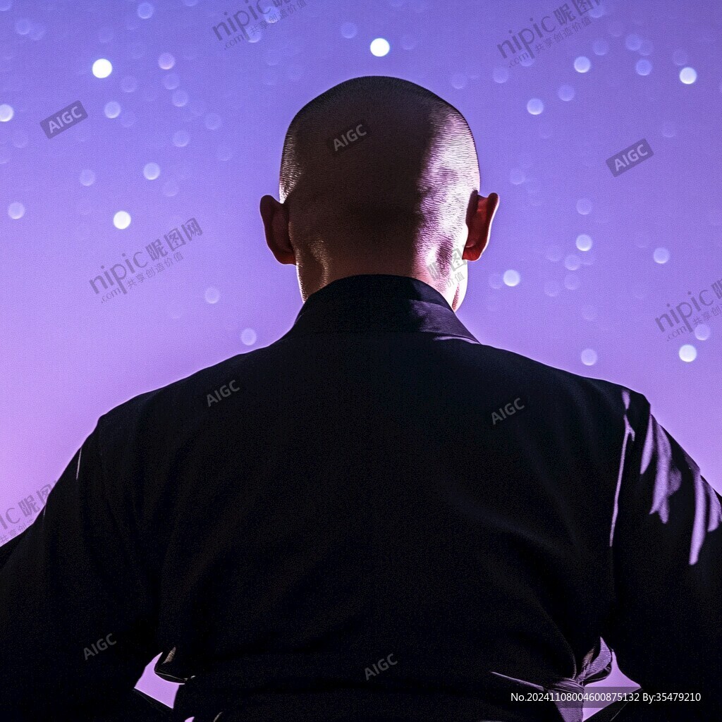 光头背影