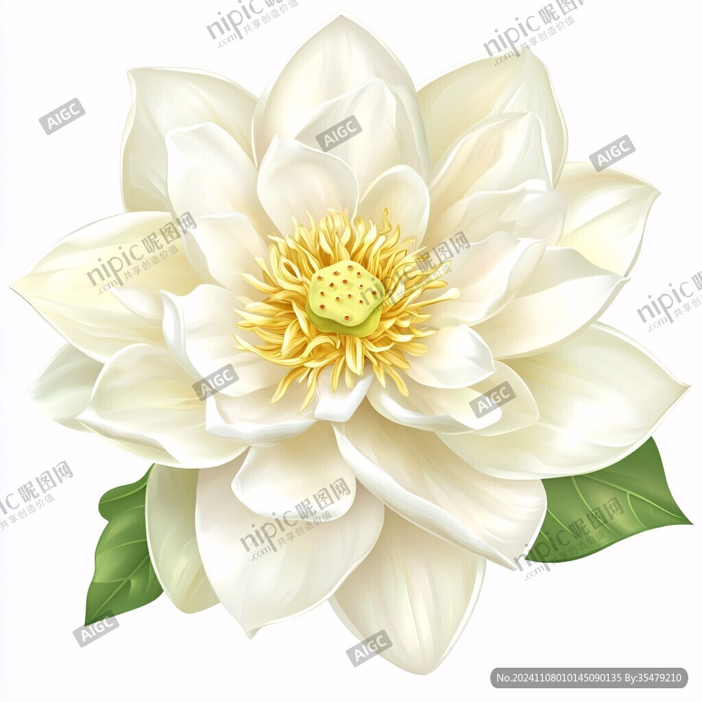 雪莲花插画