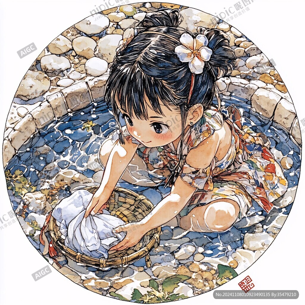 q版水族女孩