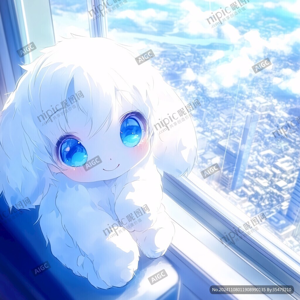 捧着小羊少女