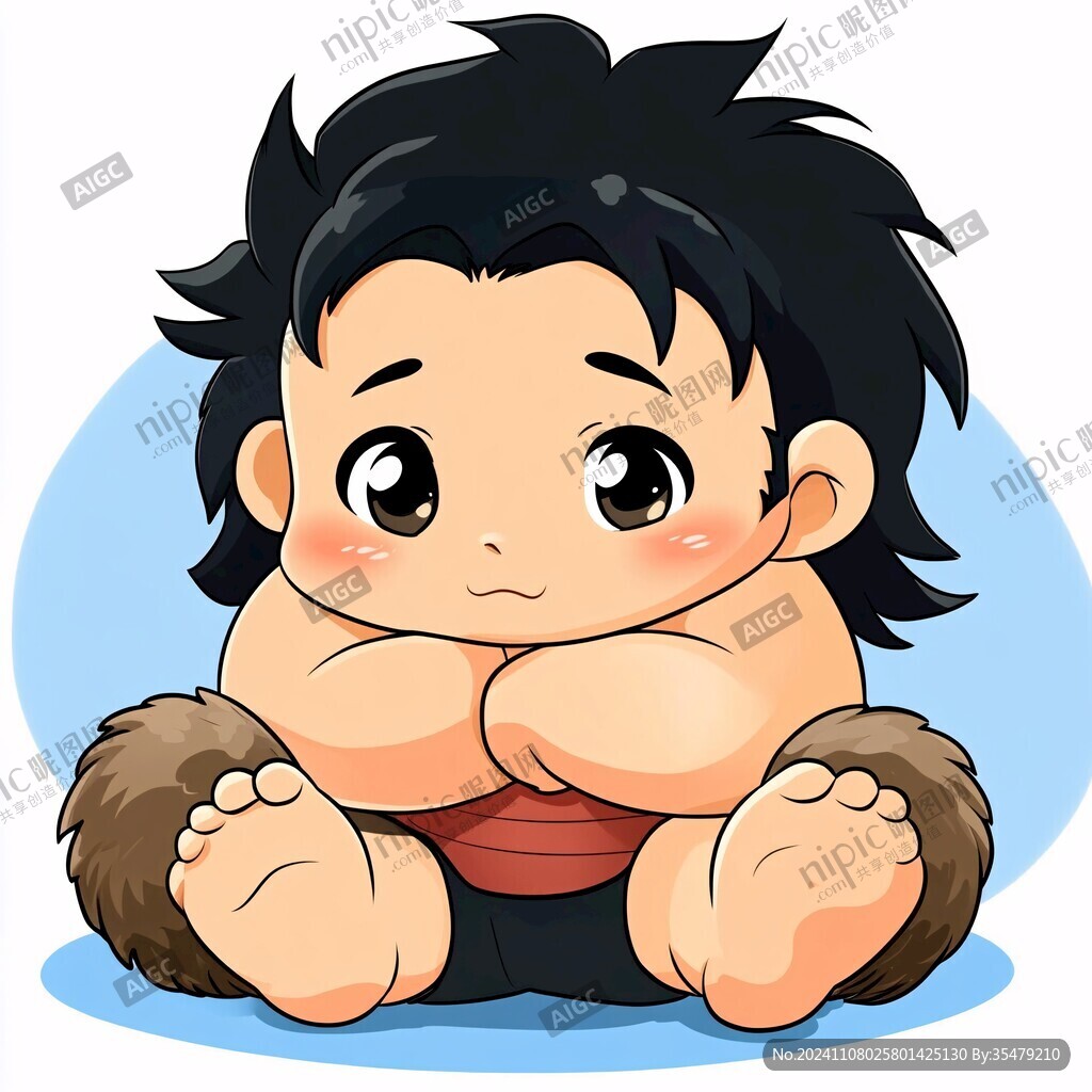q版男孩形象
