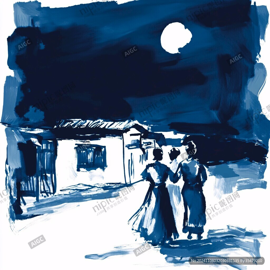 韩国剪影韩国手绘插画