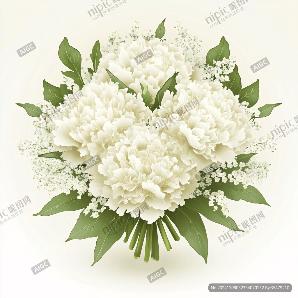 捧花手绘花卉