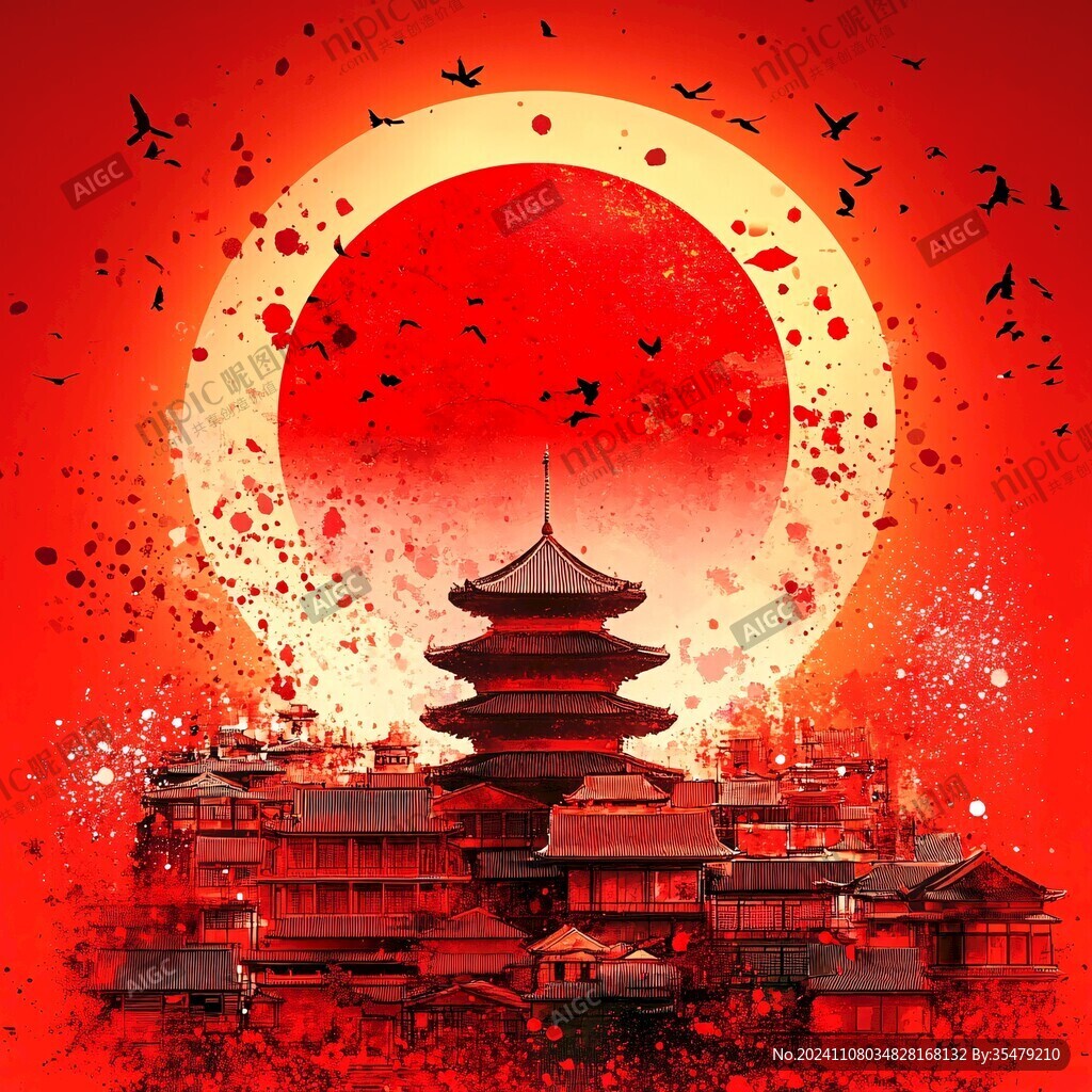 日本城市背景