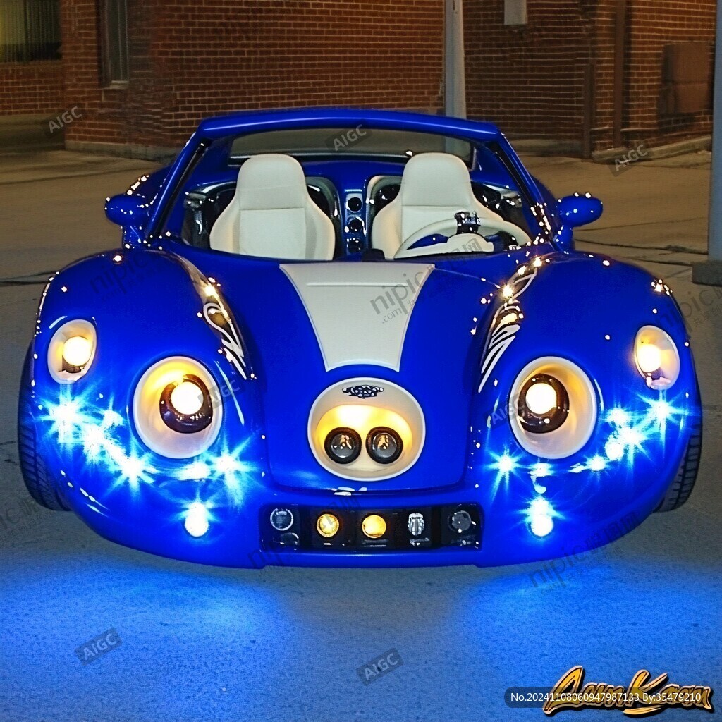 发光的车酷炫车