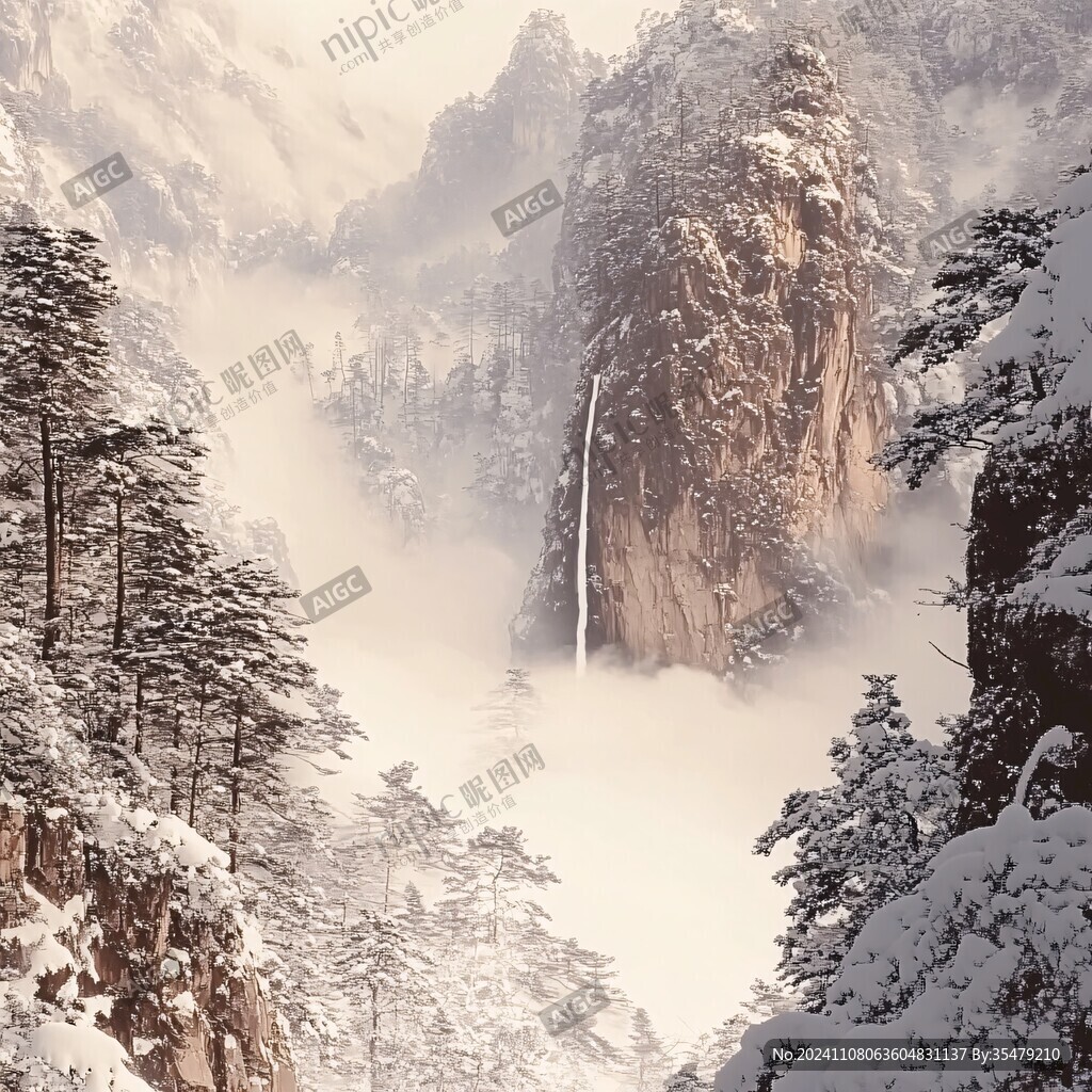 三清山冬季