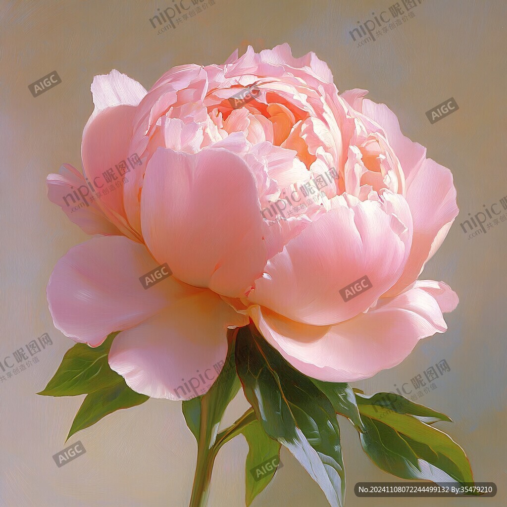 3d牡丹花卉