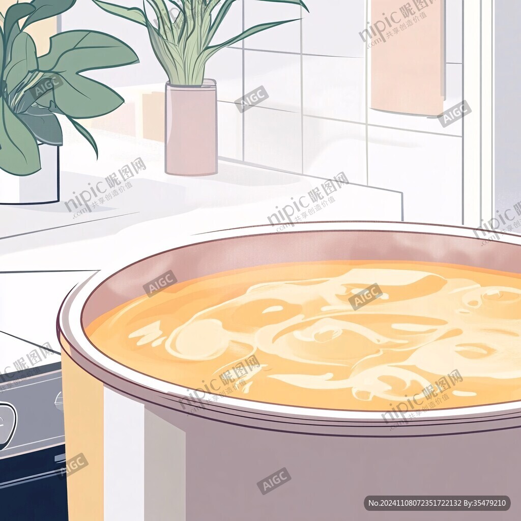 疙瘩汤插画
