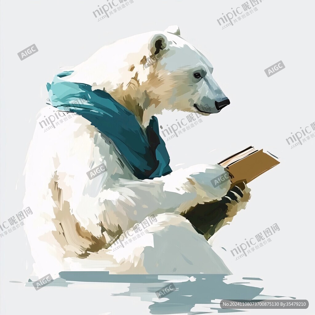 白熊插画