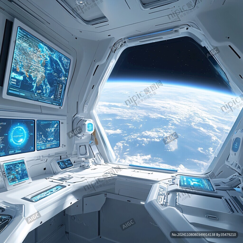 宇宙空间站宇航员太空