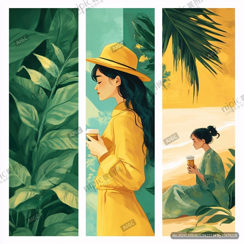 插画四季