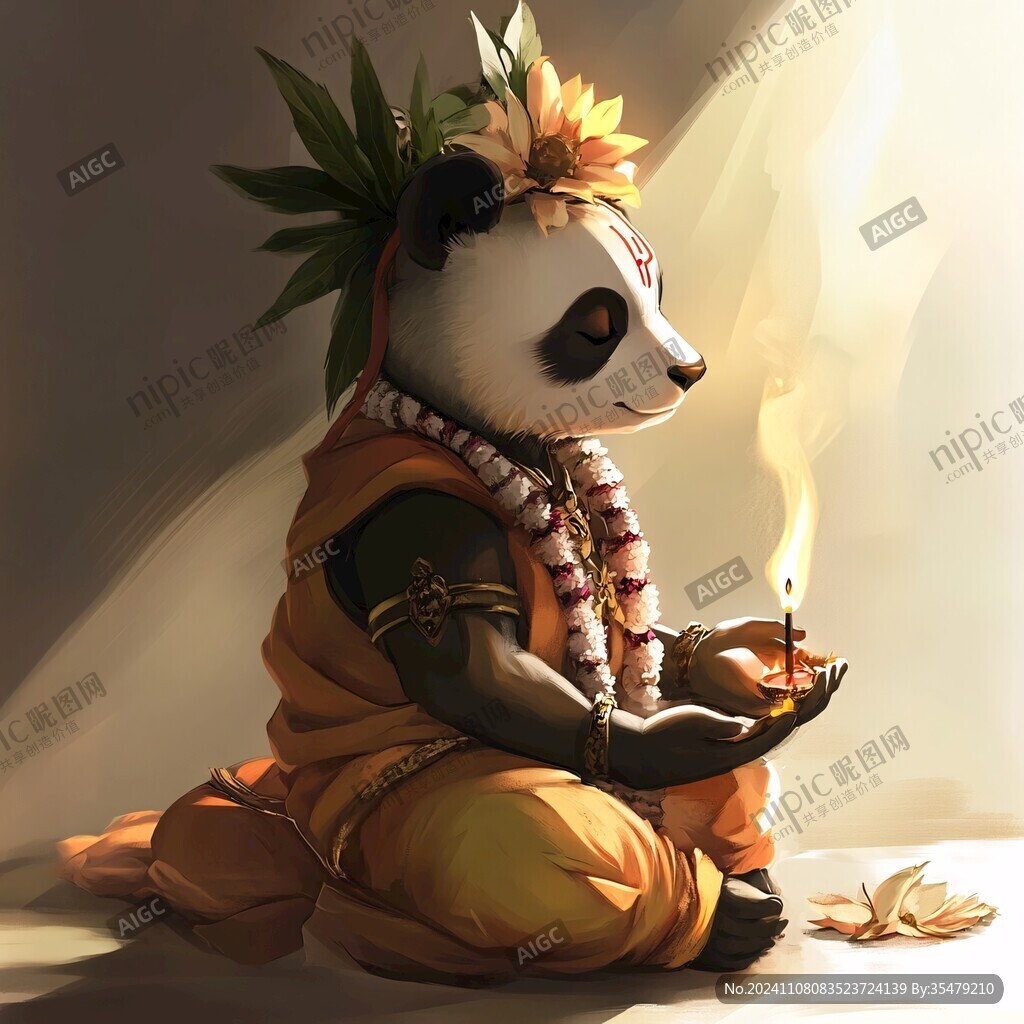 拟人化熊猫