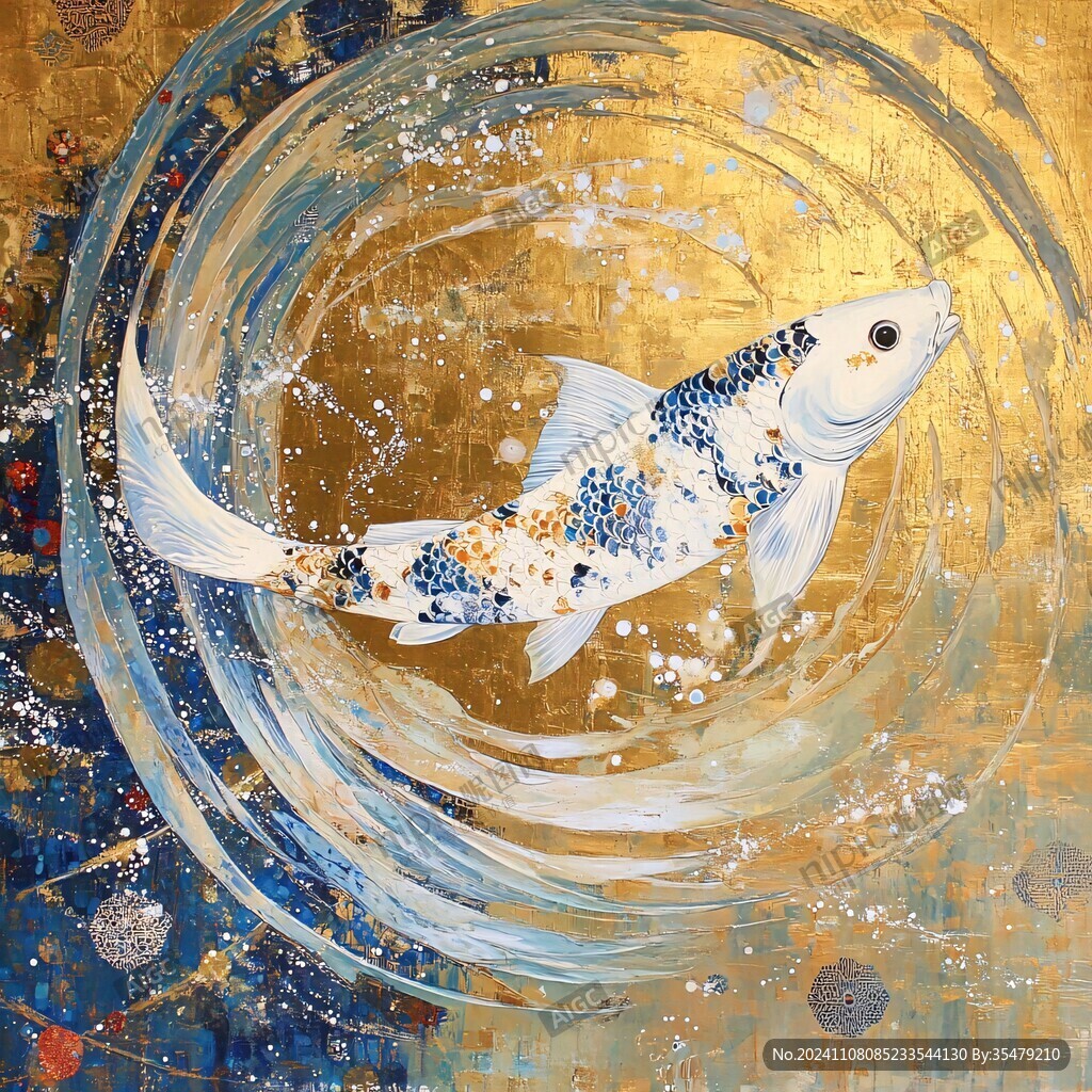 插画锦鲤