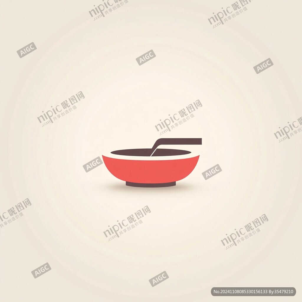 炒饭图标设计