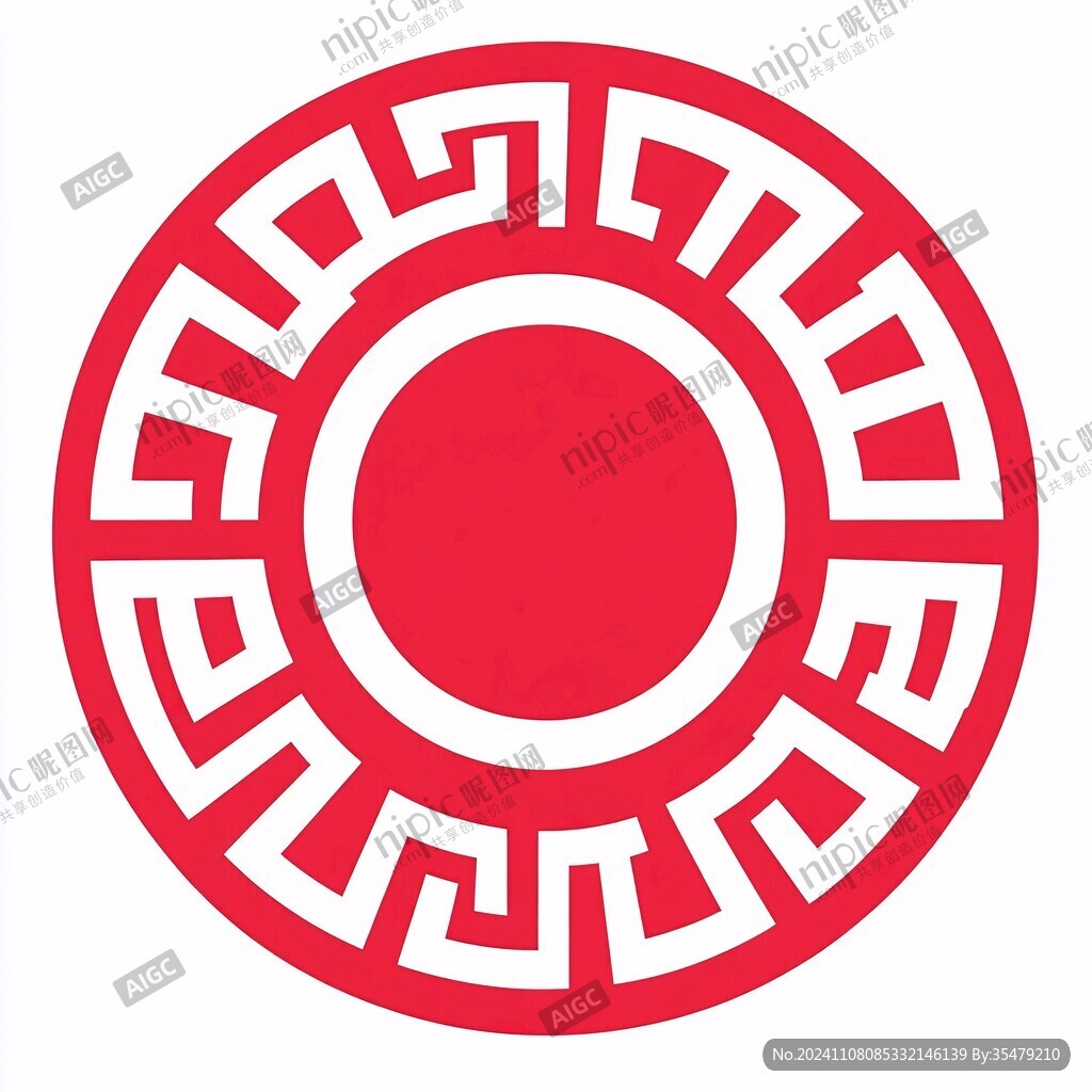 瓦当纹样logo