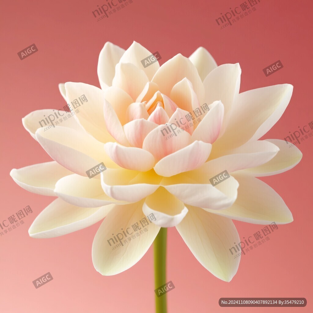 荷花3d花