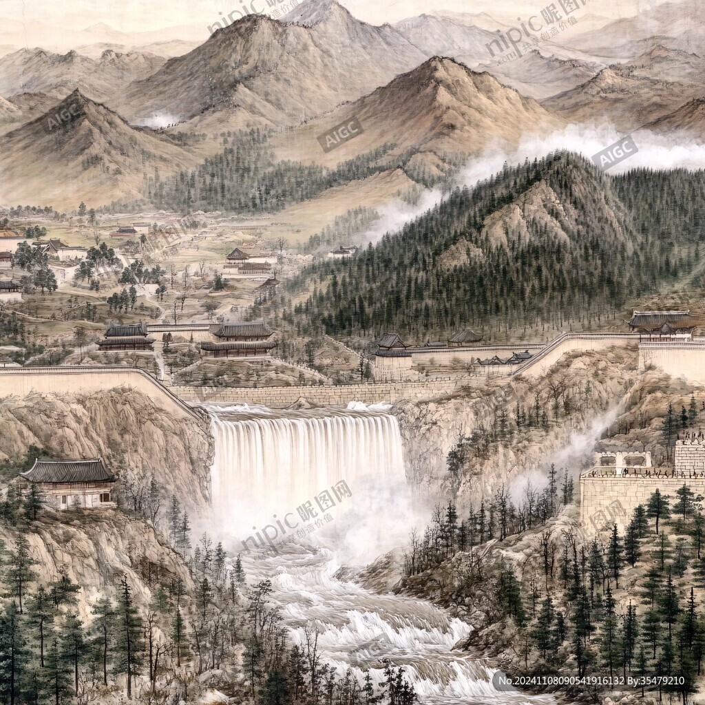 十三陵插画