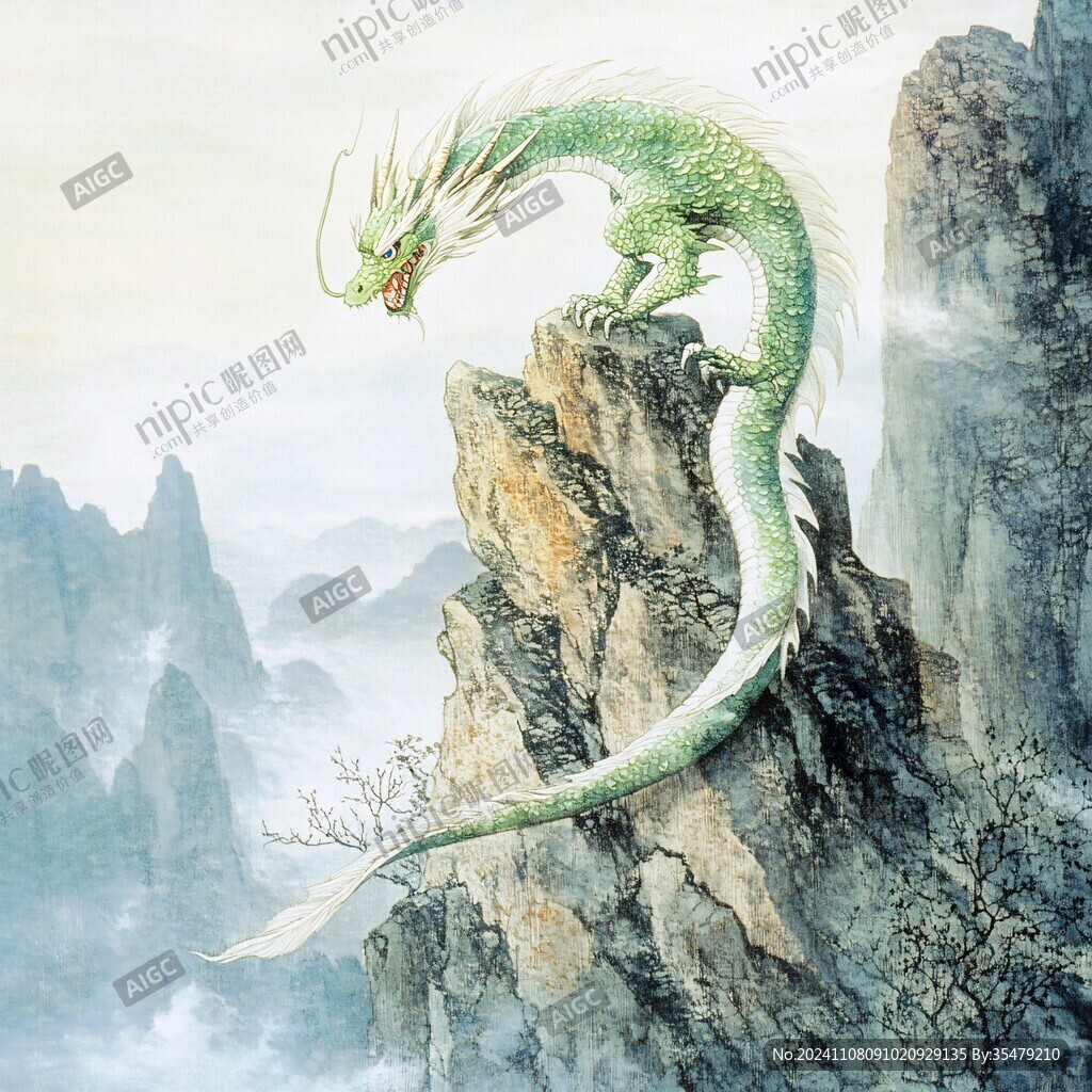 工笔龙