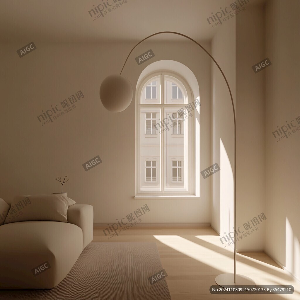 黄色室内暖光太阳光