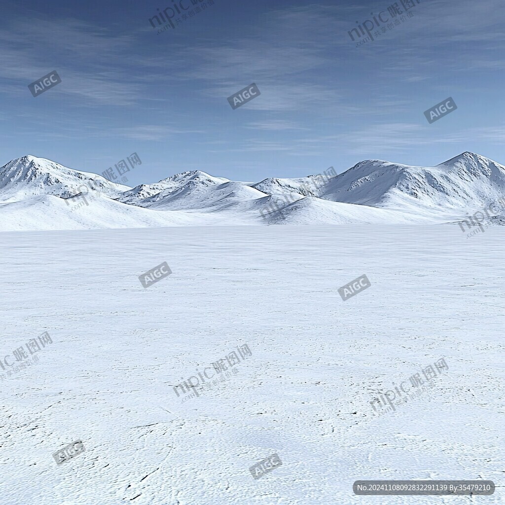 冬季雪地雪原