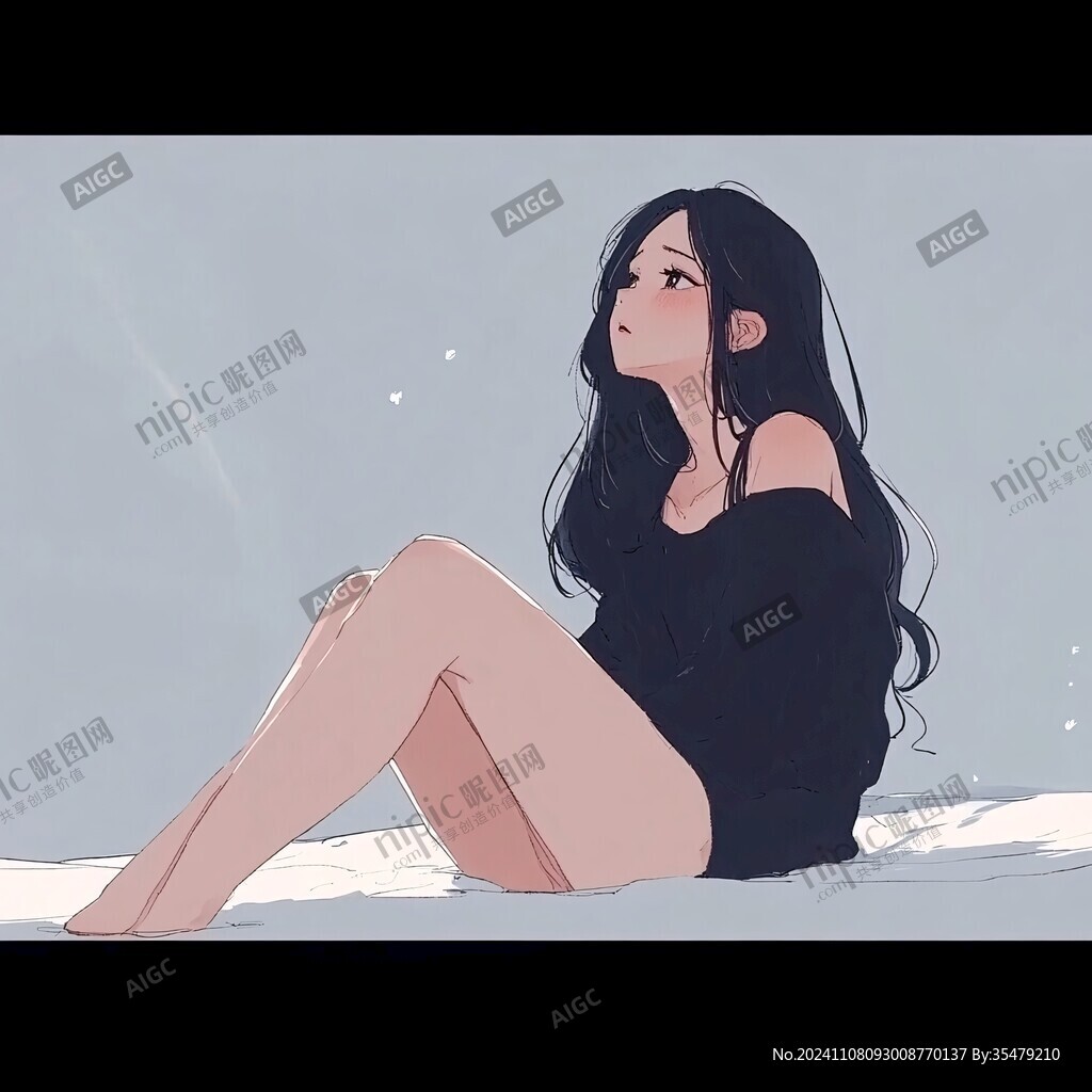 高潮风插画