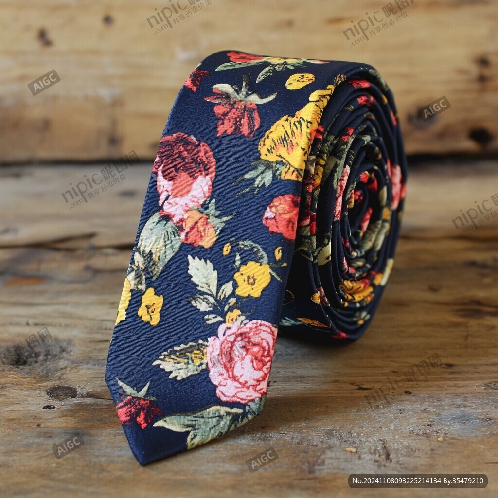 花领带