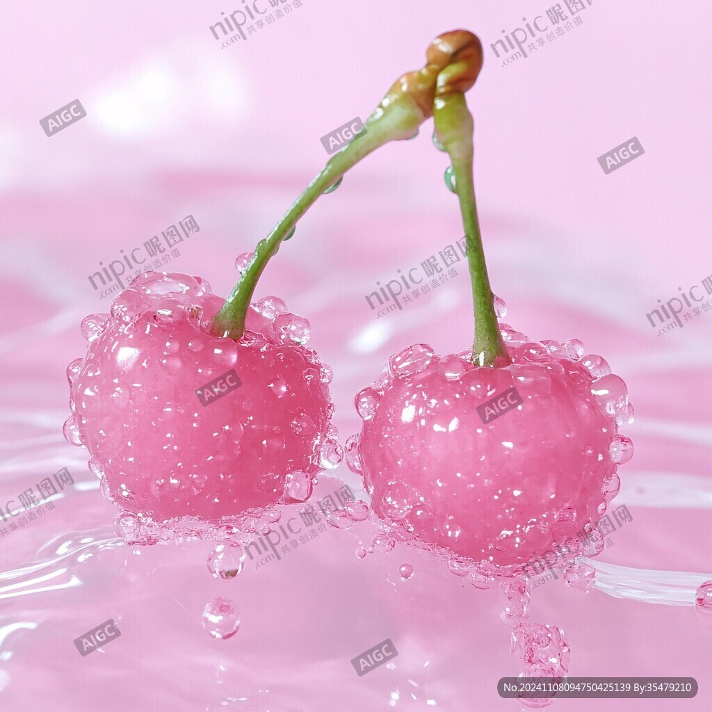 水珠樱桃
