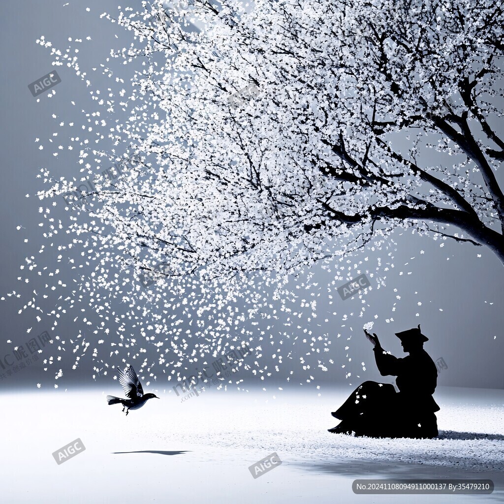 雪渔图