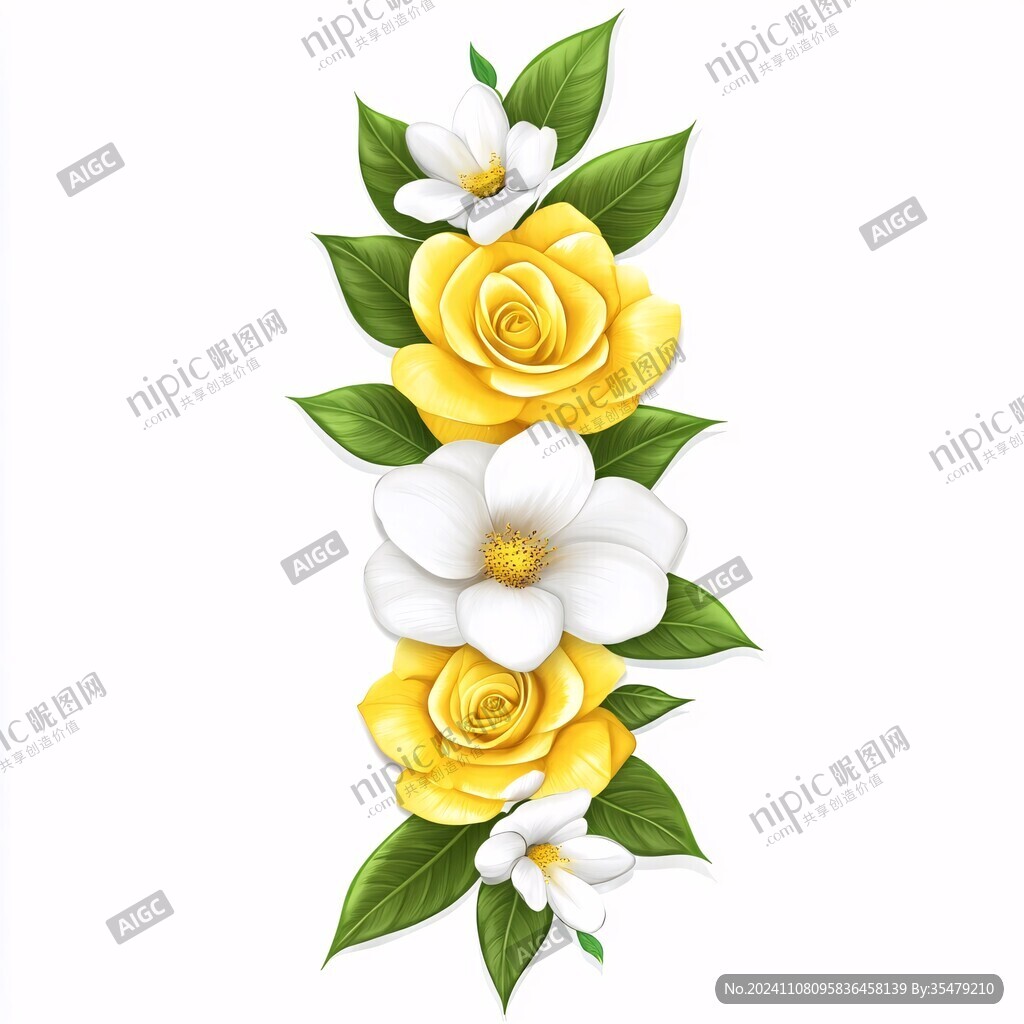 3d简约花
