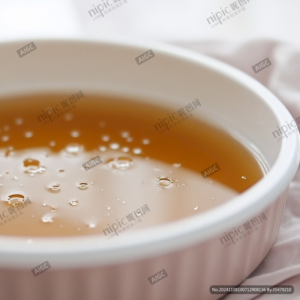 阿胶雪莲膏汤状