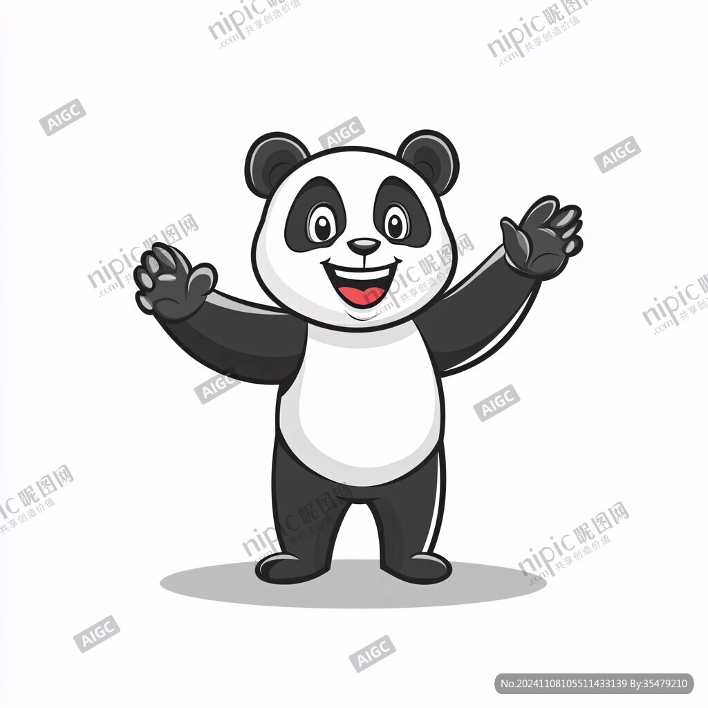 熊猫吉祥物设计
