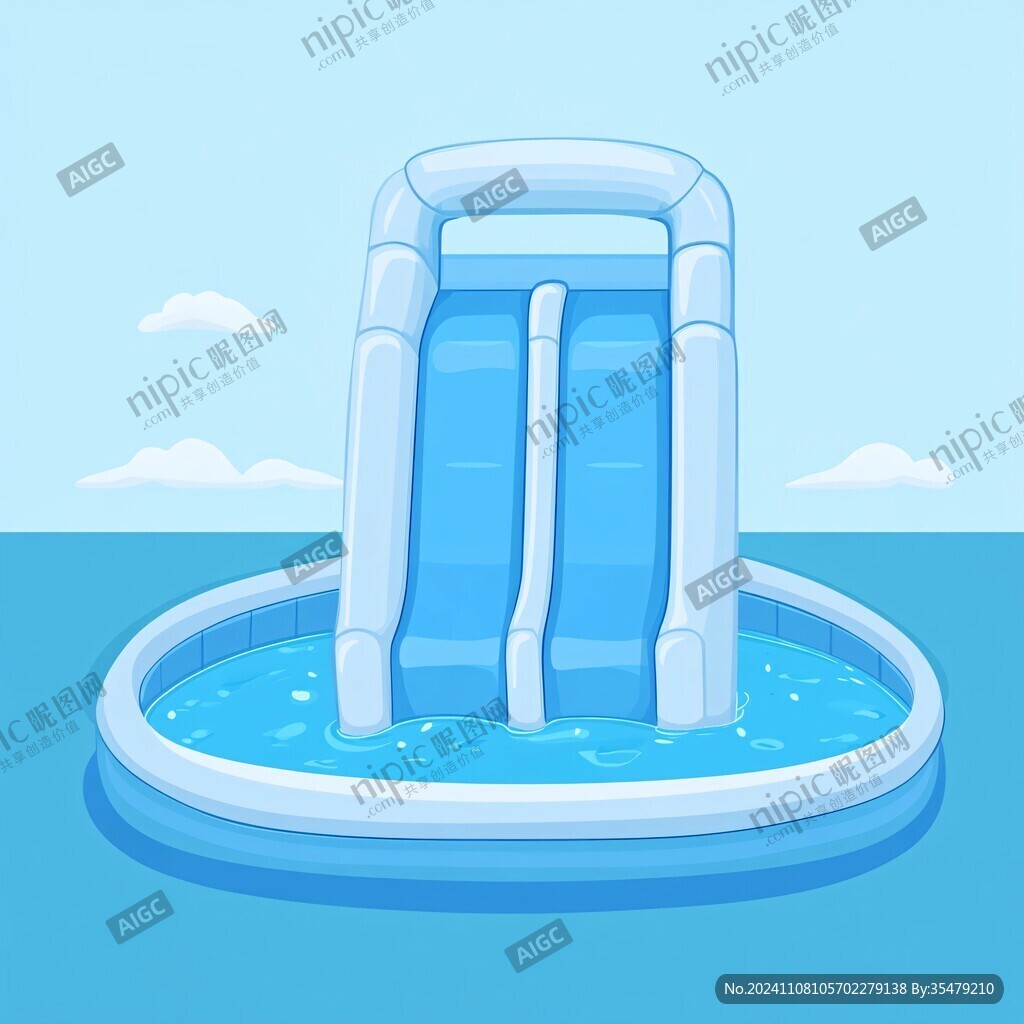 卡通游泳池