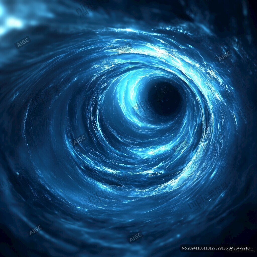 黑洞漩涡星空星云夜空