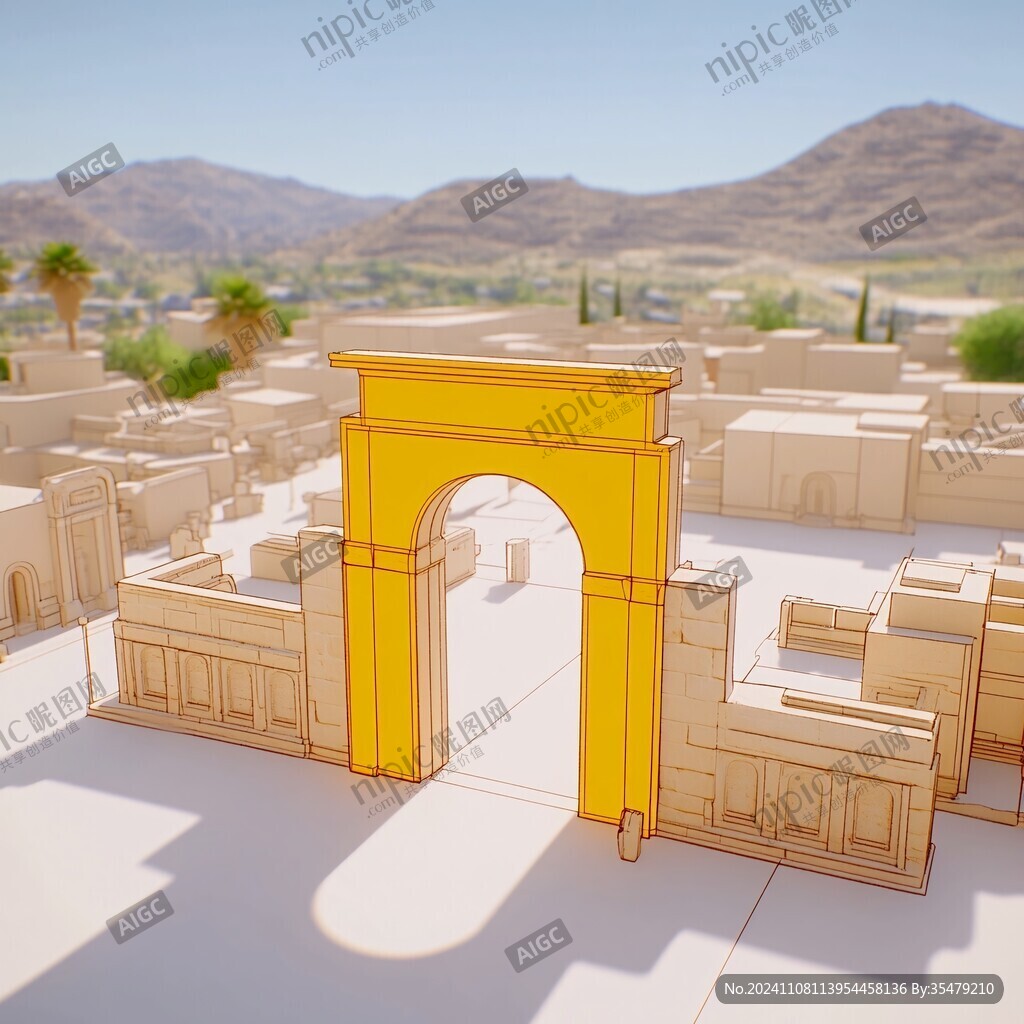 拱门3d