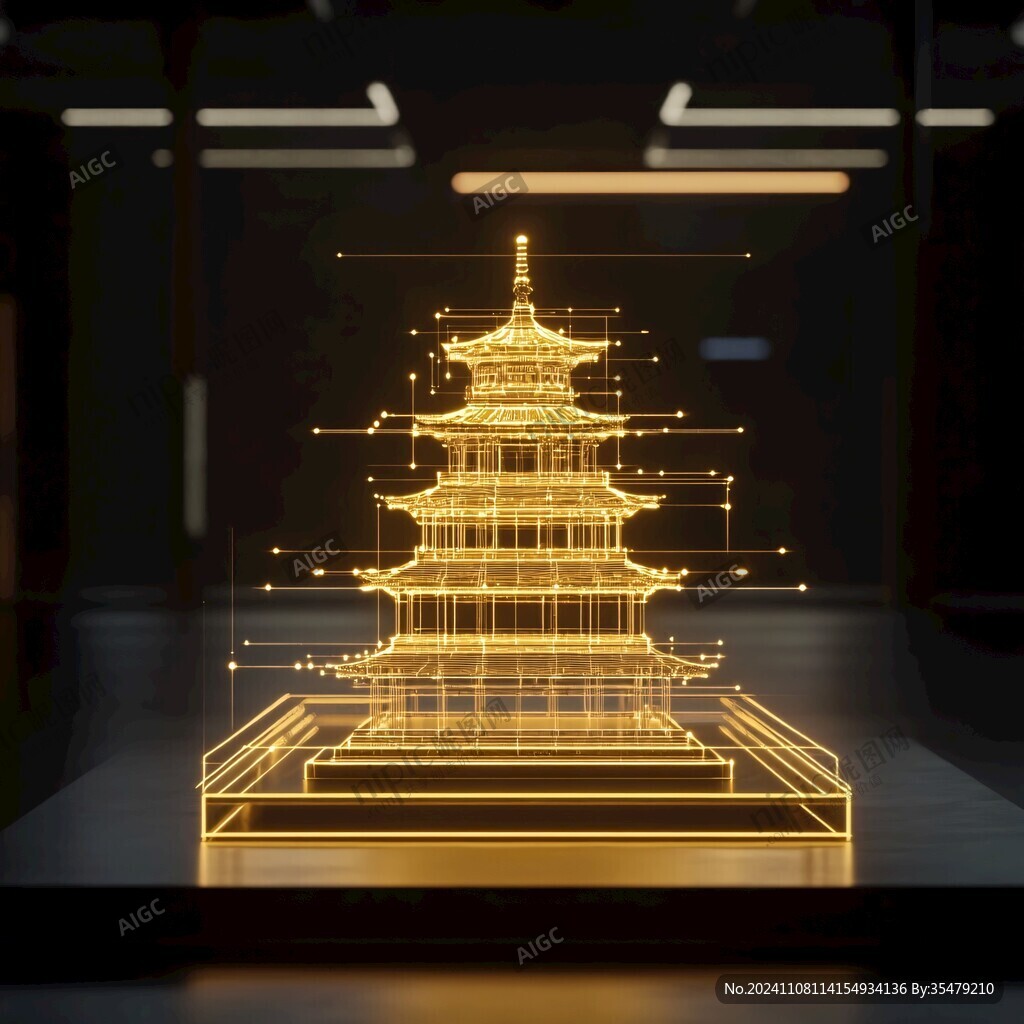 新鹳雀楼模型