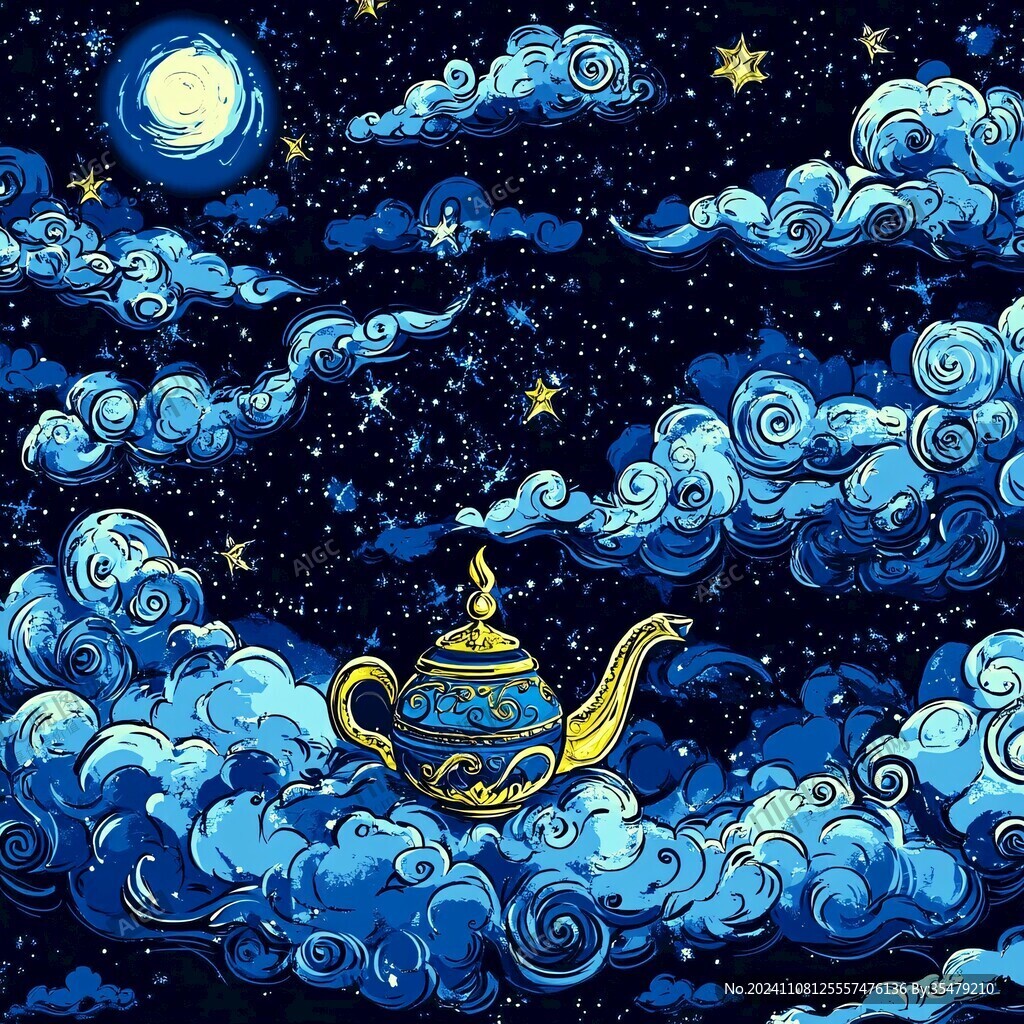 茶壶插画
