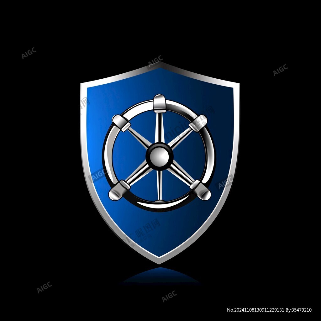 盾牌安防安全logo