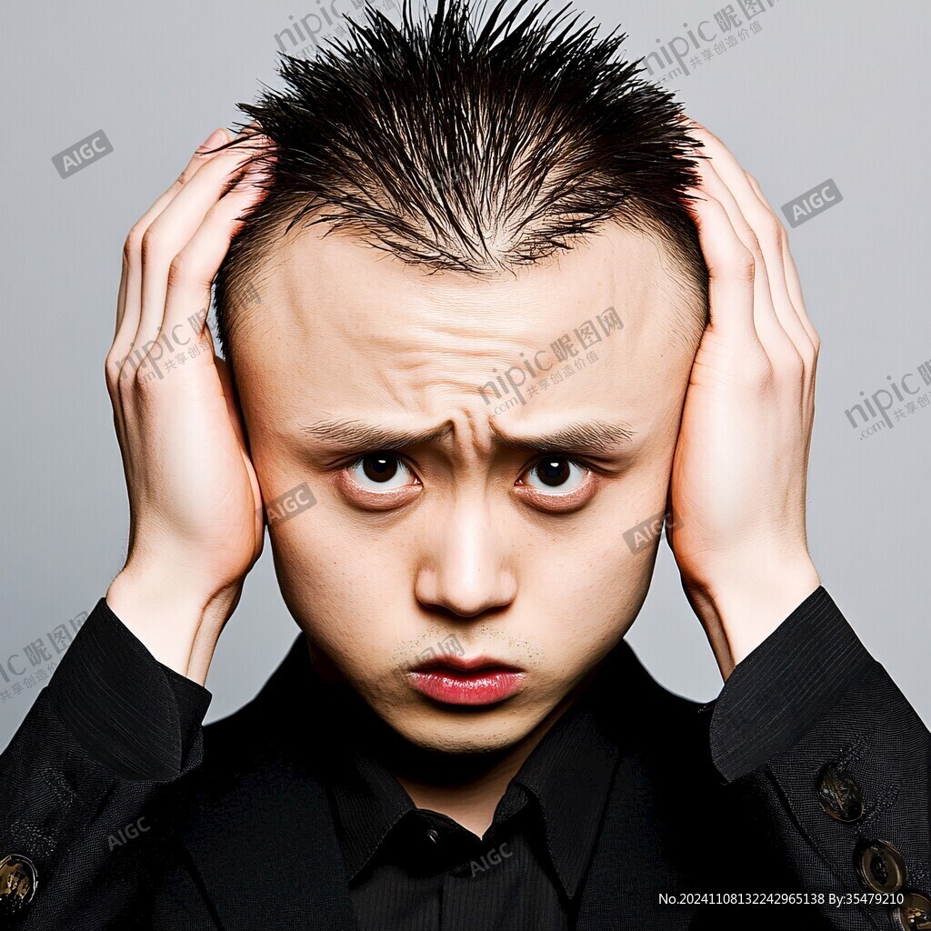 掉发的男人