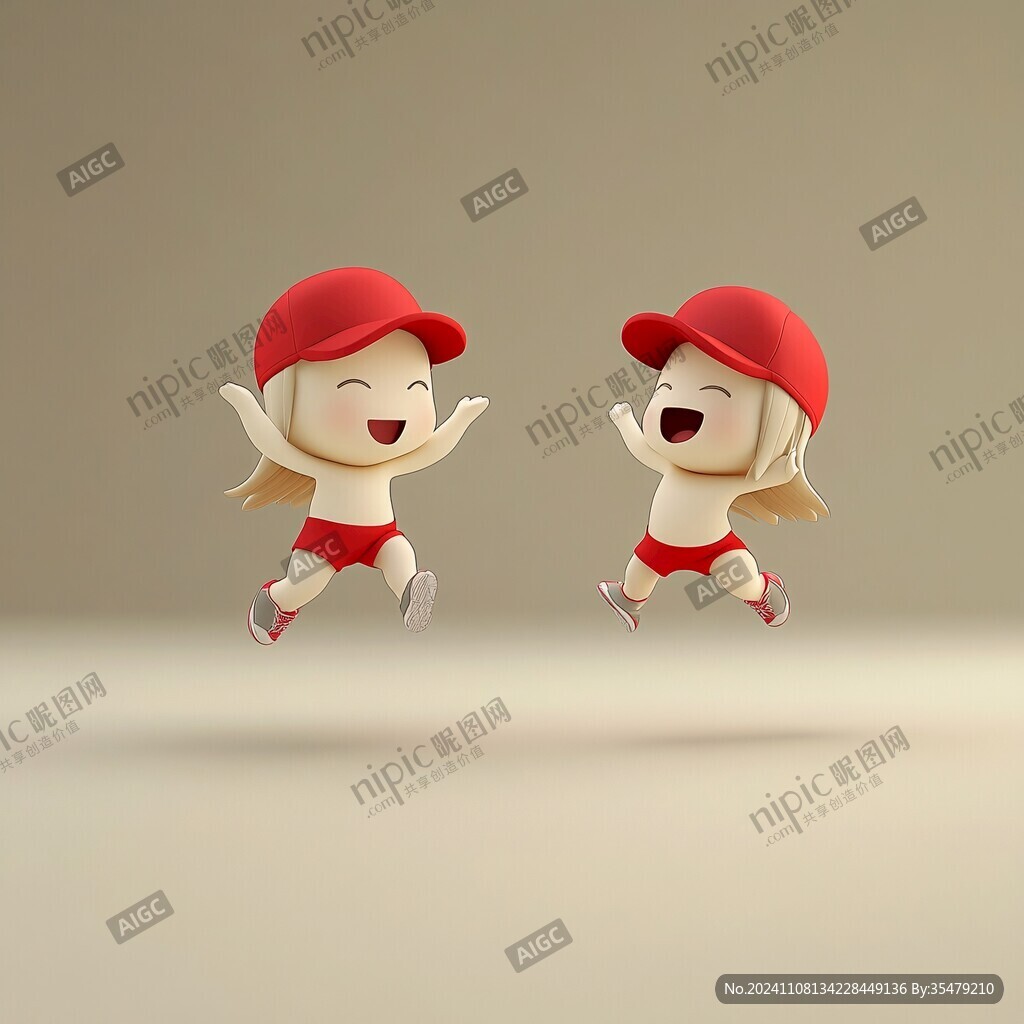 q版奔跑人物