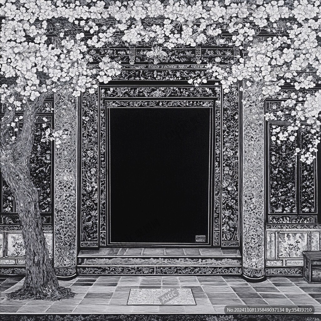 恭王府插画