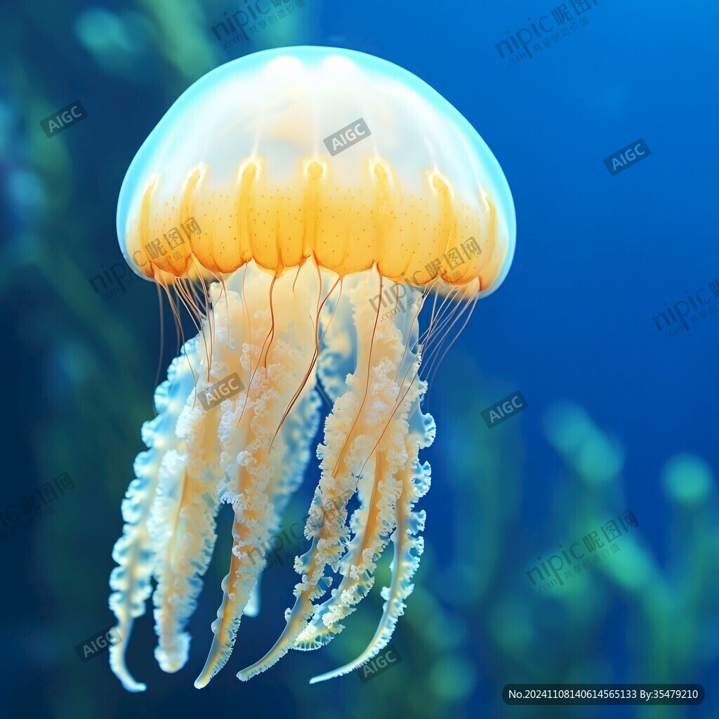 海洋动物水母高清图片