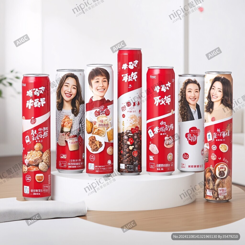 核桃露罐体效果