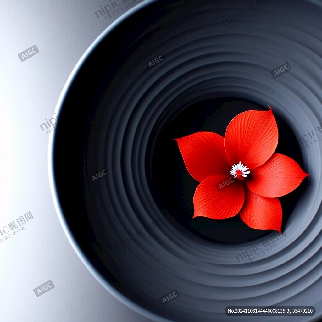 3d简约花