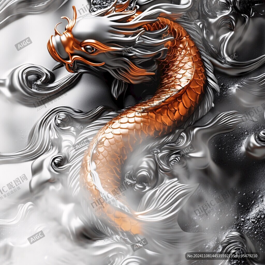 龙吐水壁纸