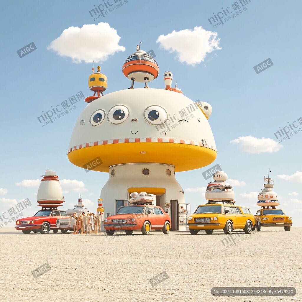 阿拉善插画科技旅游