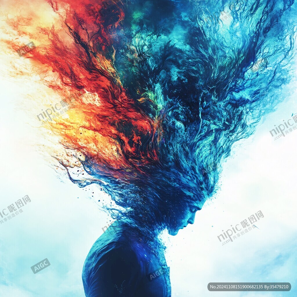 创意酷炫特效晕染印刷